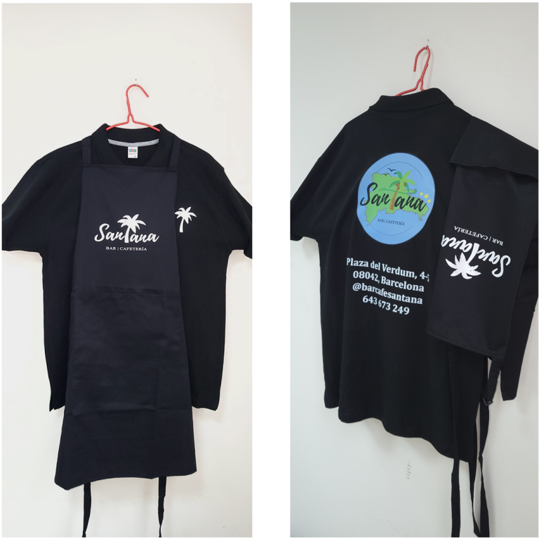Ropa personalizada. DTF, vinilo, bordado